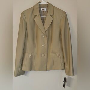 Le Suit women’s blazer/suit jacket - size 12 - NWT - French Riviera Beach Sand